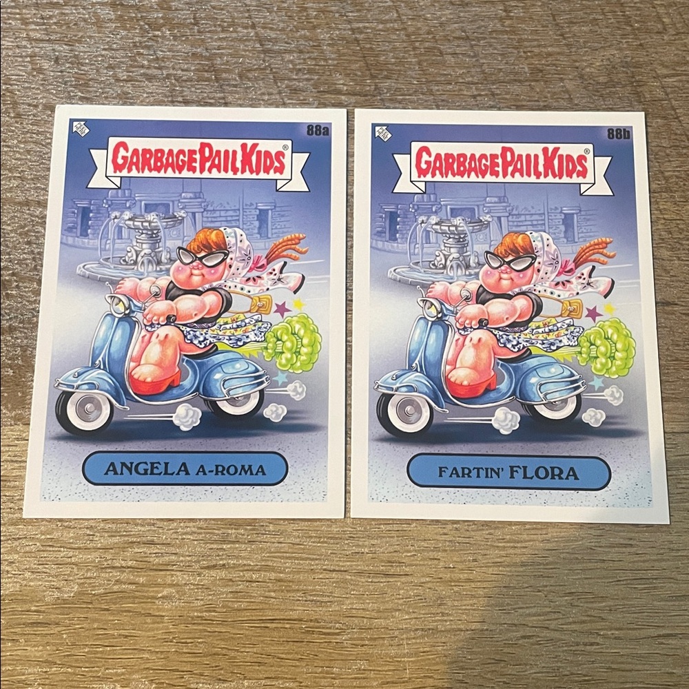 ✨10/$10 GPK SALE✨ Garbage Pail Kids GPK Go on Vacation Base 88a and 88b